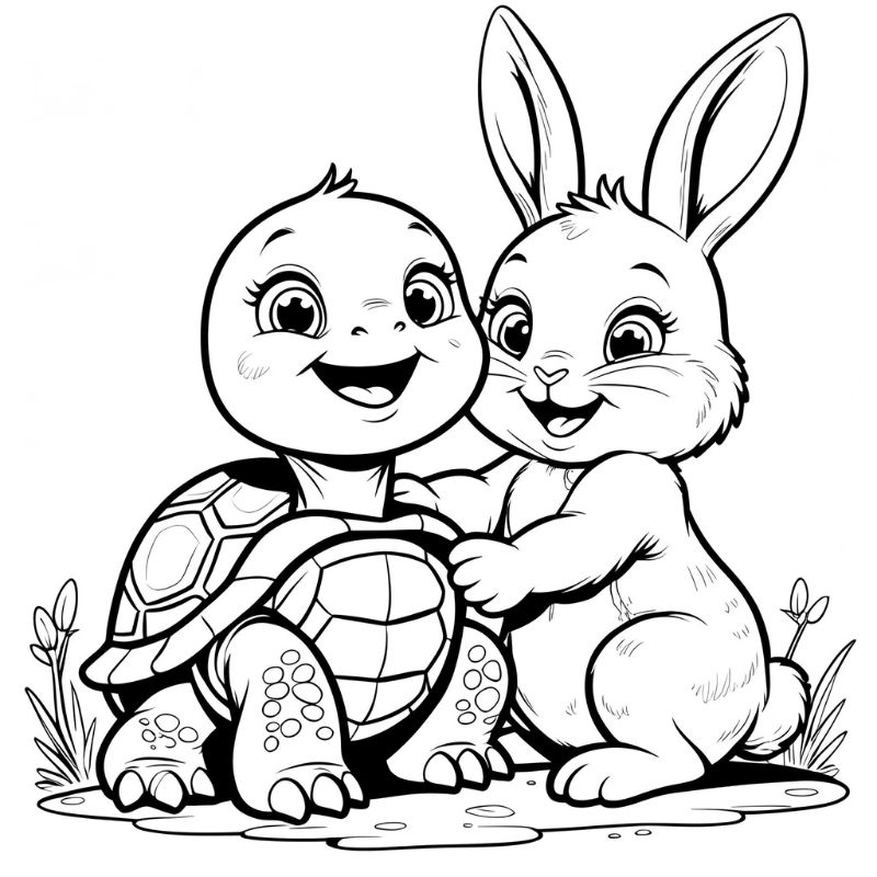 cartoon coloring pages