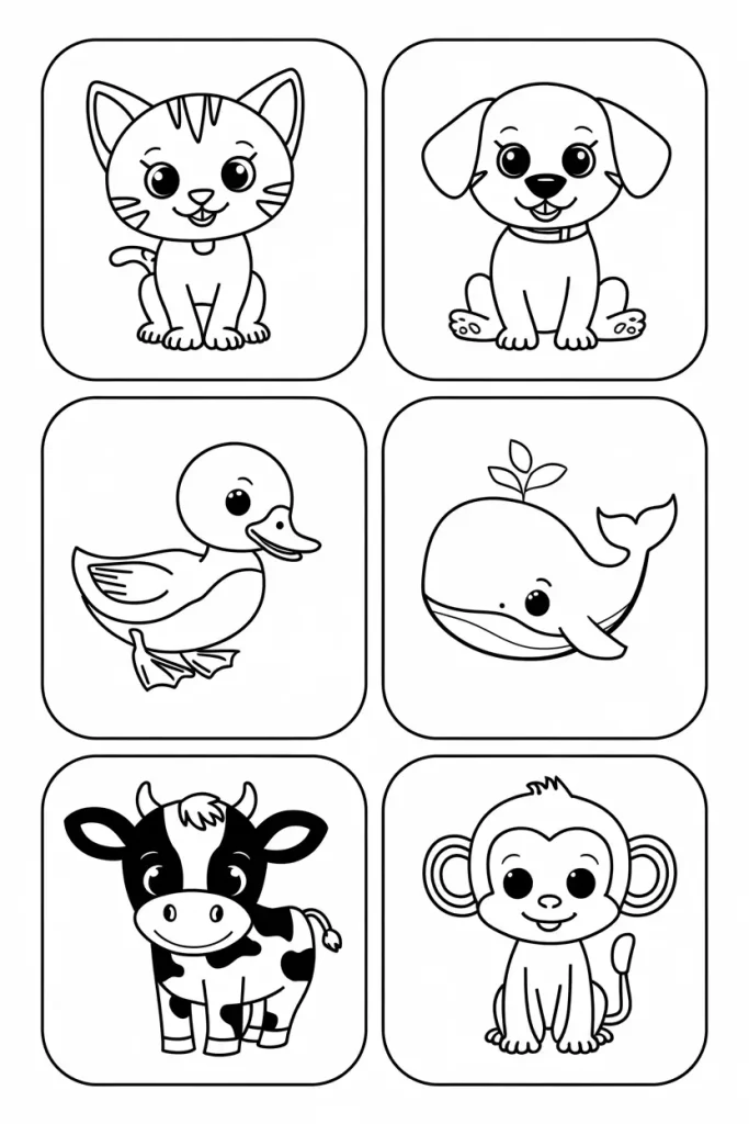 Animal Coloring Pages Free Printable