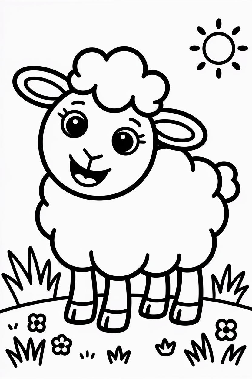 easy animal coloring pages pdf free download