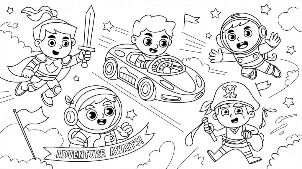 Coloring Pages for Boys