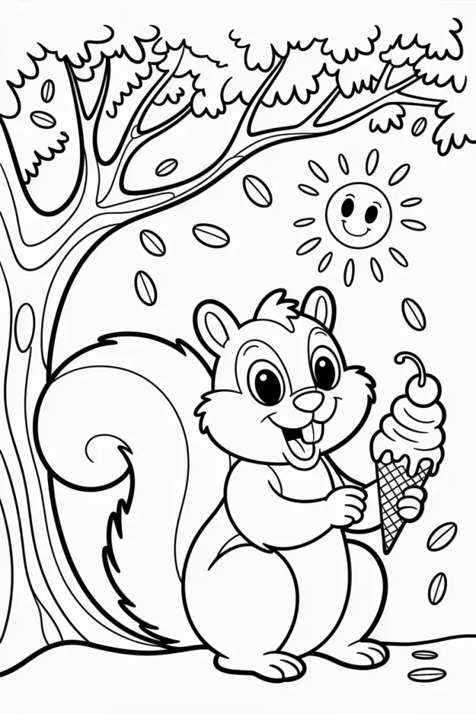 Cute Coloring Pages for Kids