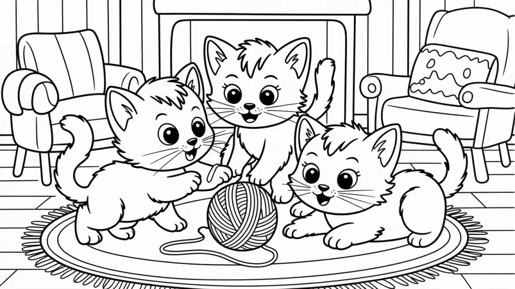 Cute Coloring Pages for Kids