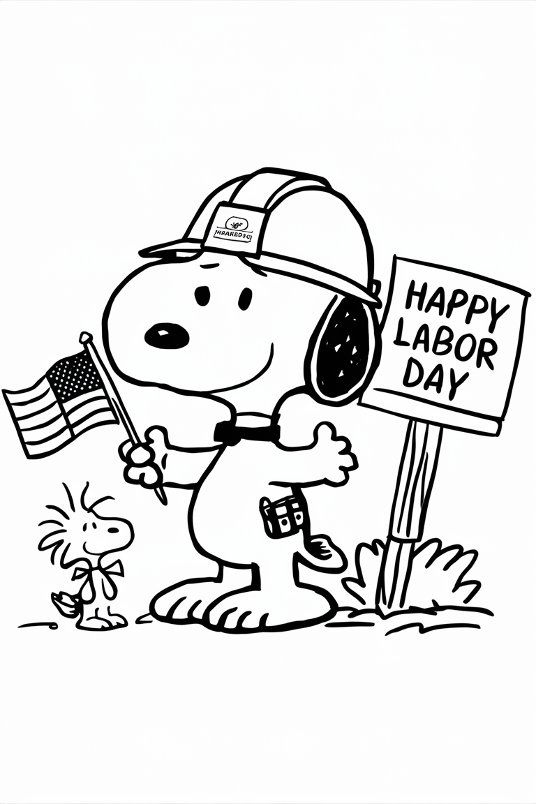 Labor Day Coloring Pages