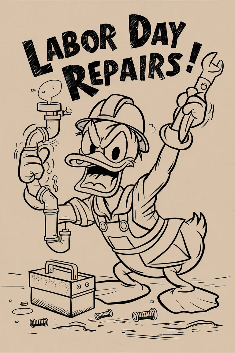 Labor Day Coloring Pages