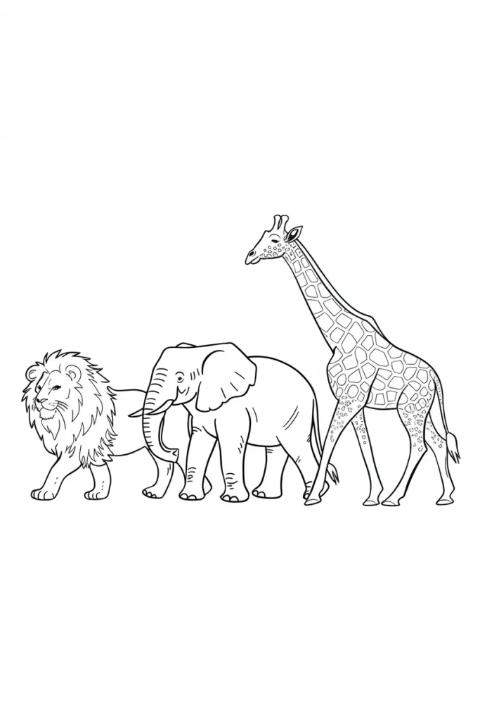 Animal Coloring Pages Free Printable