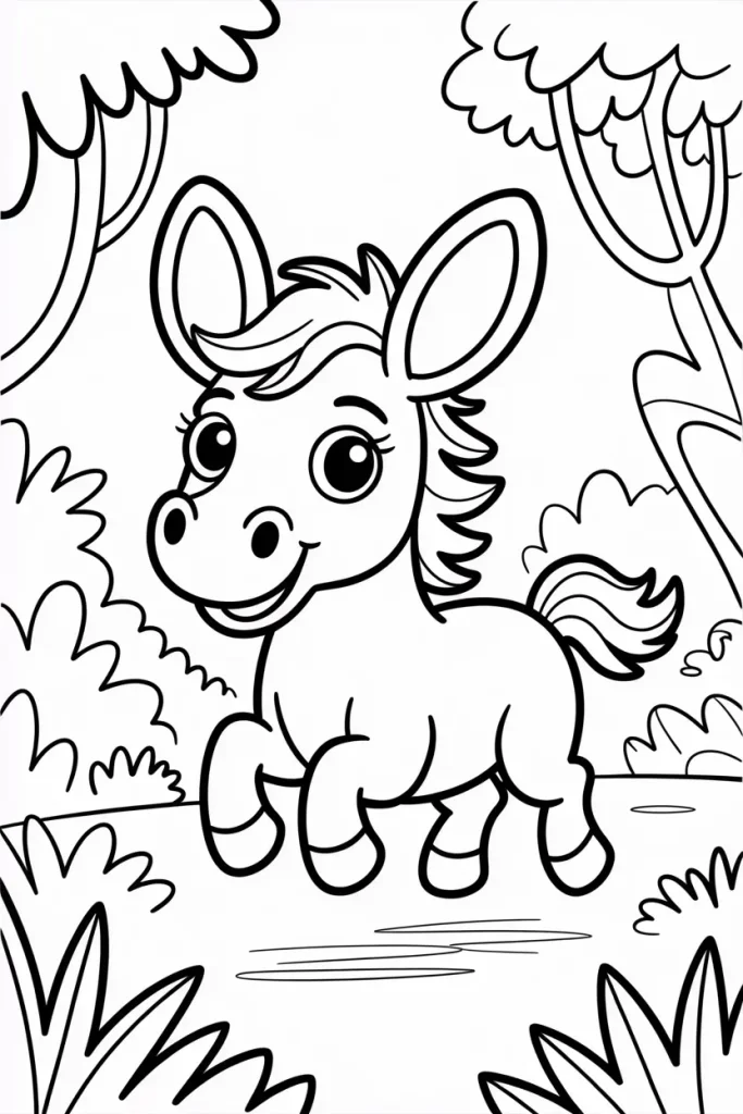 Cute Coloring Pages for Kids