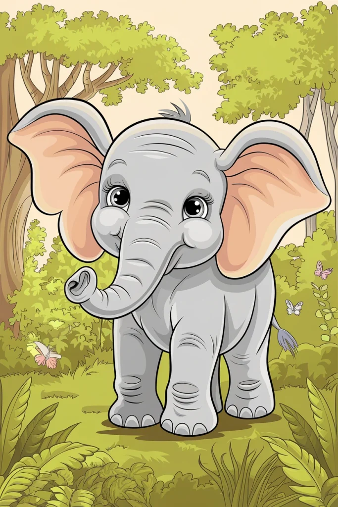 Cute Animal Coloring Pages