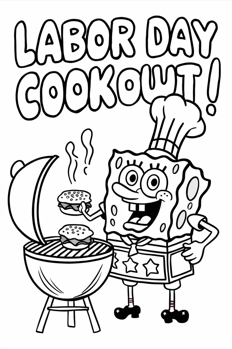 Labor Day Coloring Pages