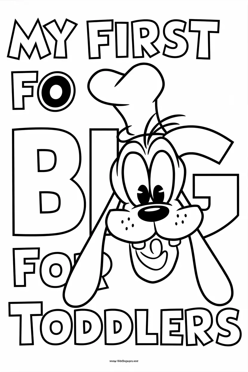 toddler coloring pages easy