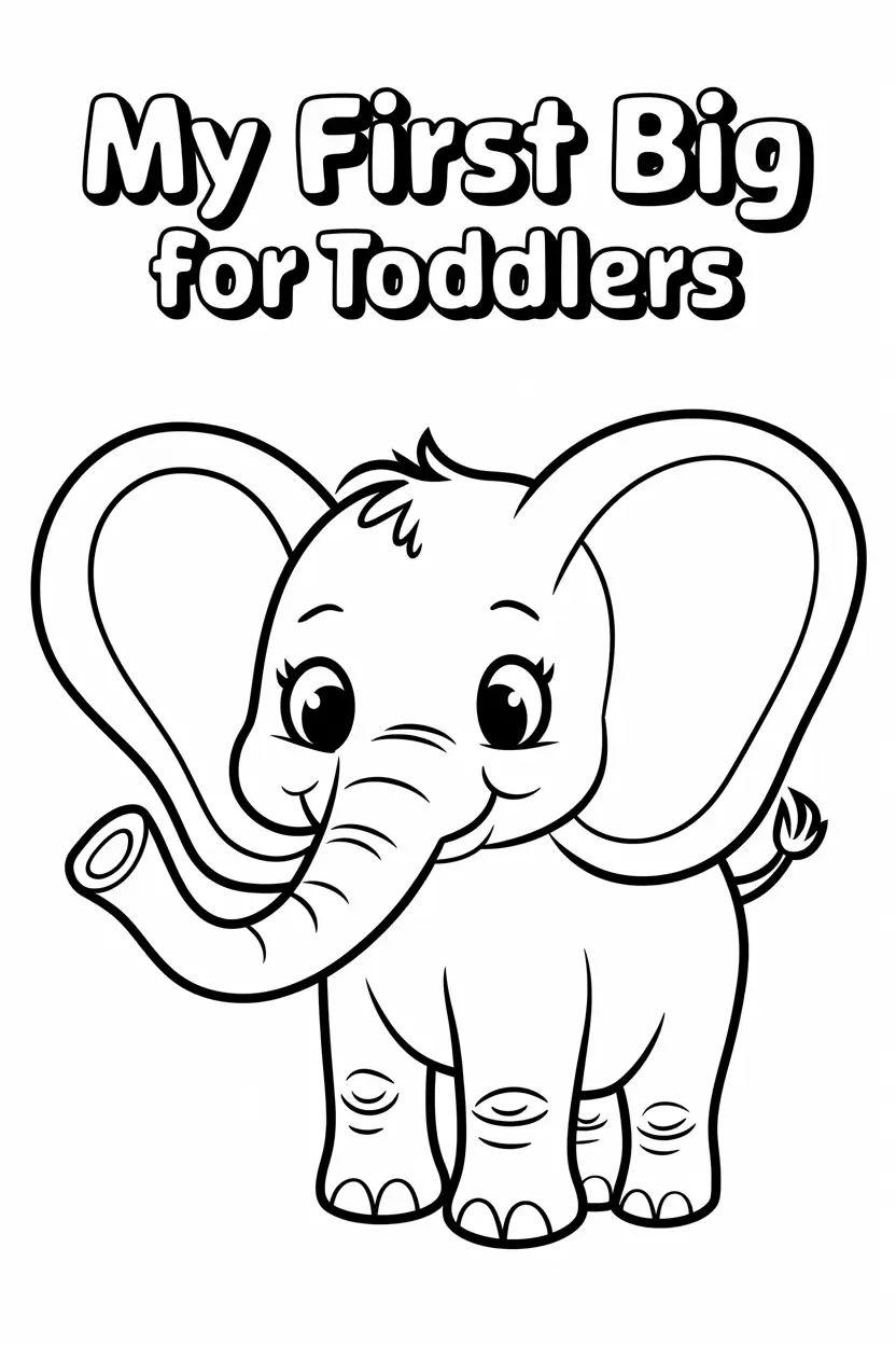 toddler coloring pages easy