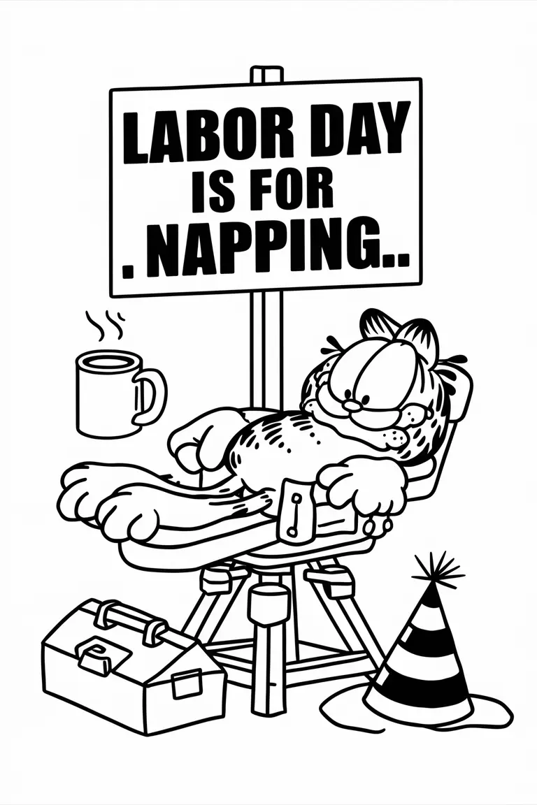 Labor Day Coloring Pages