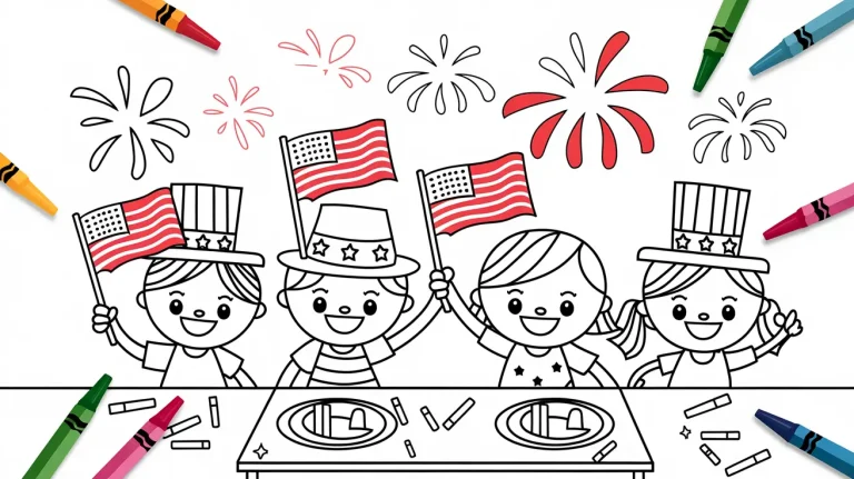July 4th Coloring Pages
