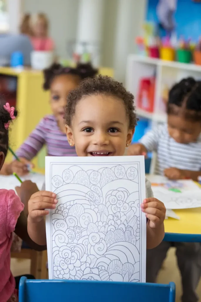 preschool coloring pages for kids