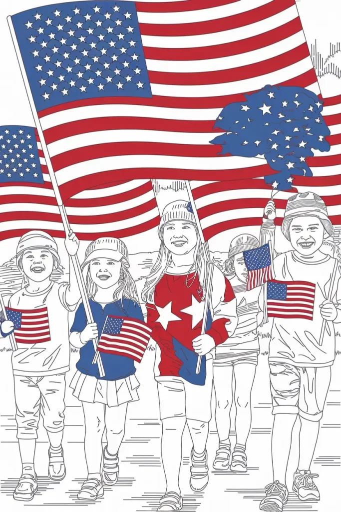 July 4th Coloring Pages