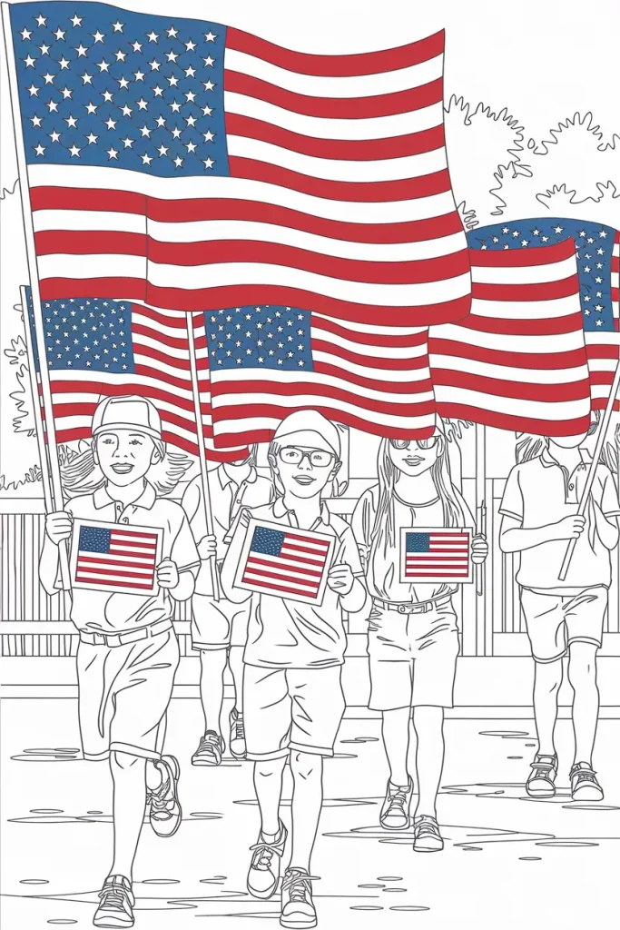 July 4th Coloring Pages