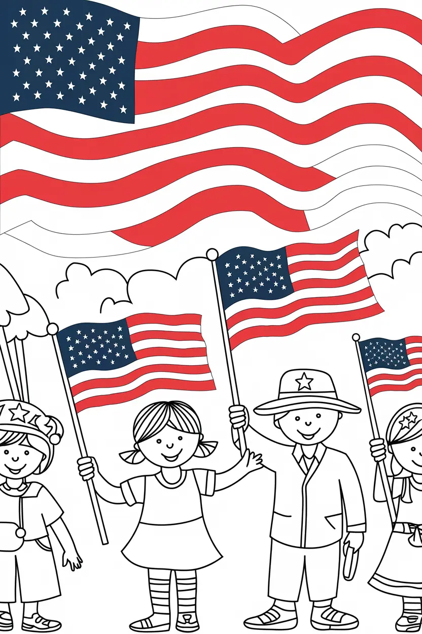 July 4th Coloring Pages