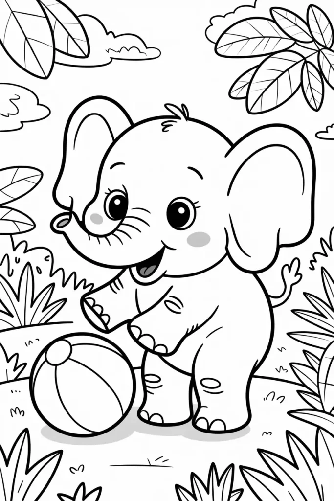 Cute Coloring Pages for Kids
