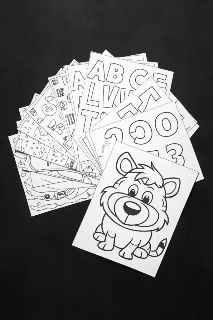 toddler coloring pages free