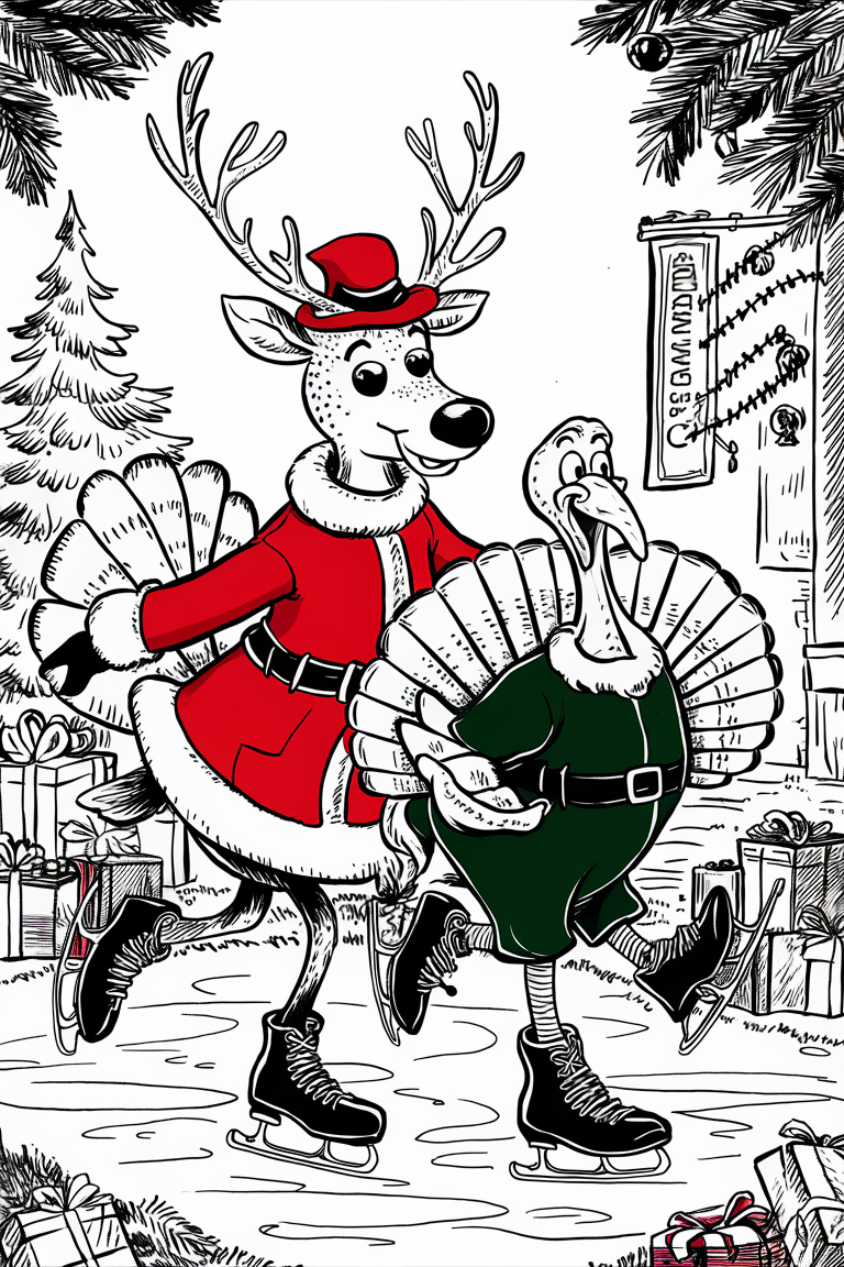 free printable turkey coloring page