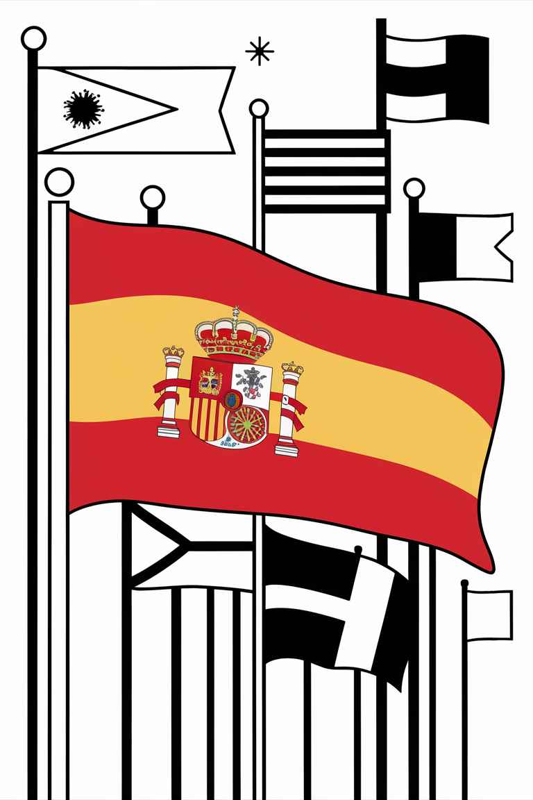 spain coloring pages free printable