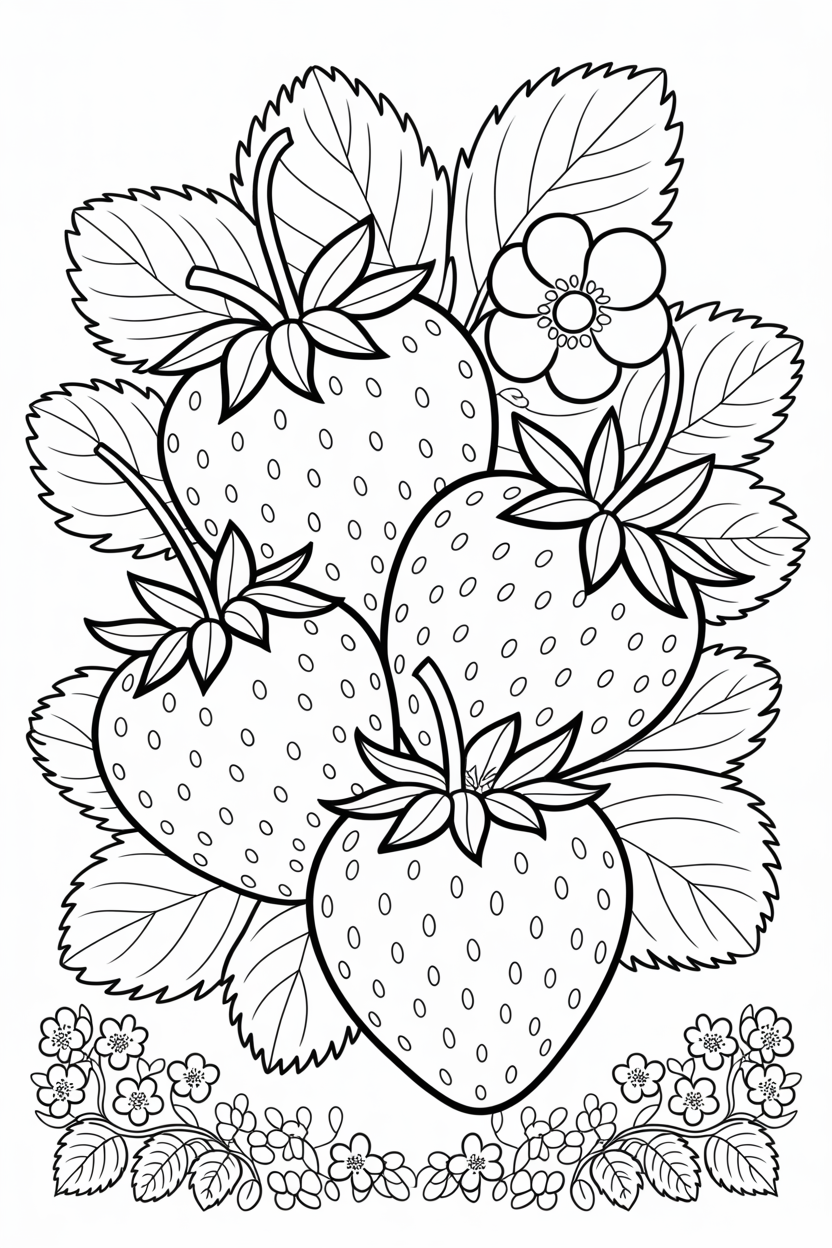 coloring fruits worksheets pdf