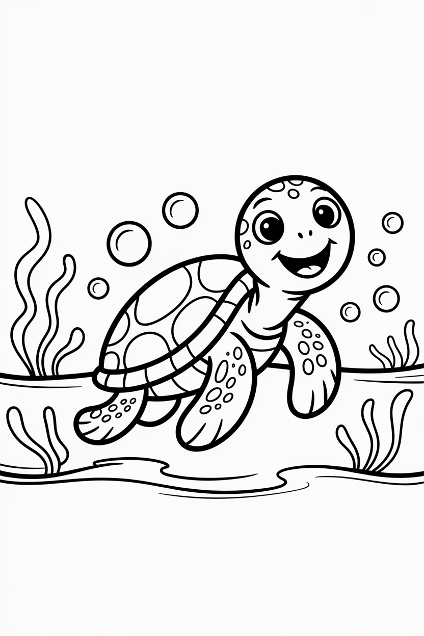 turtle coloring pages