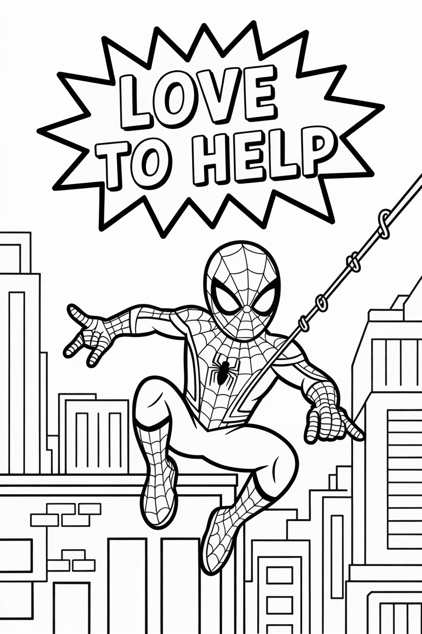 spiderman coloring pages printable