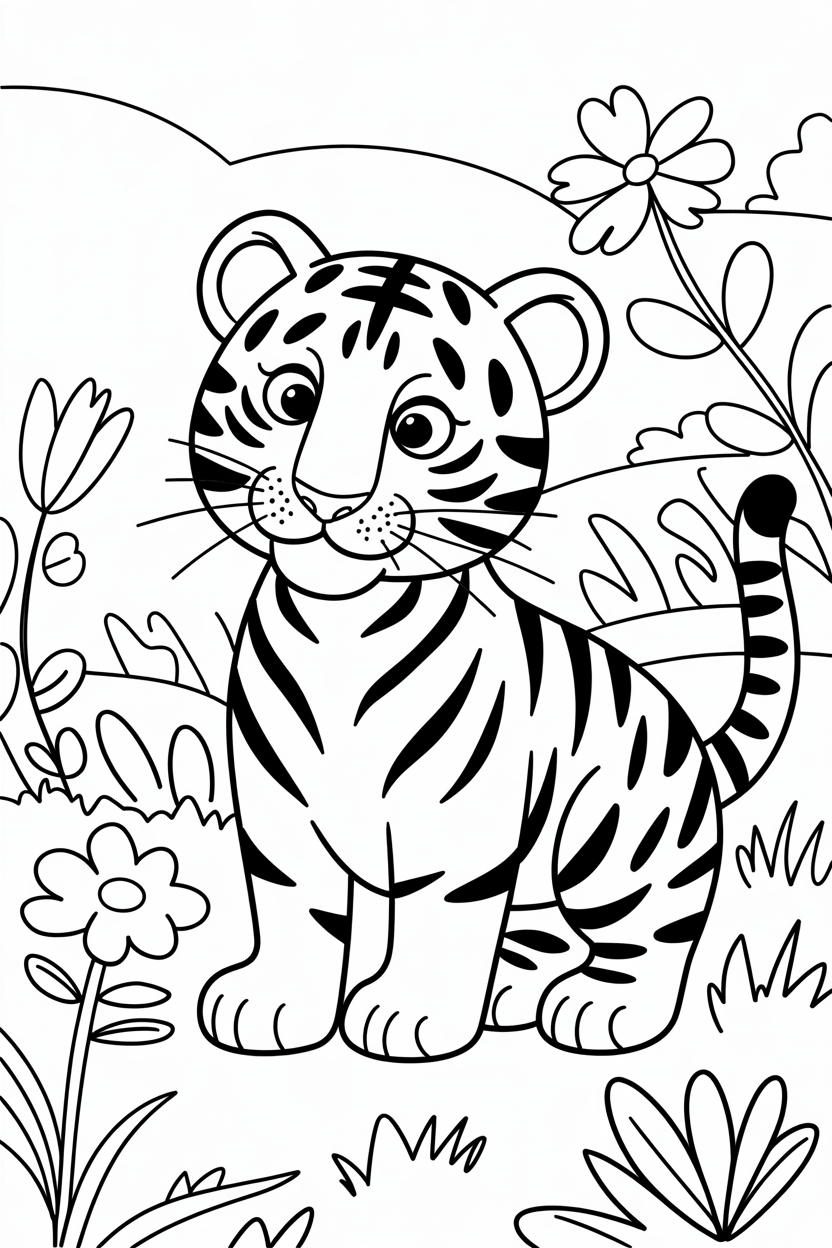 tiger coloring pages
