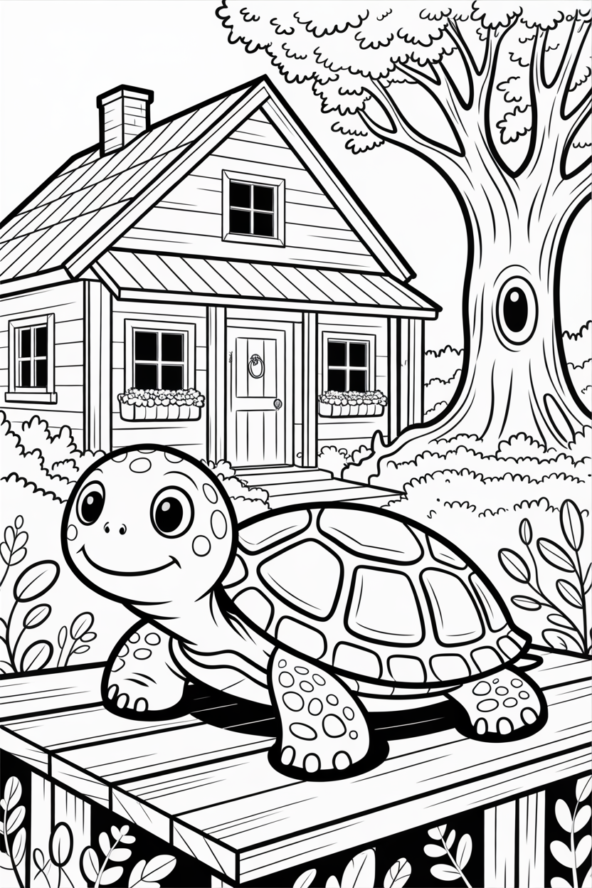 turtle coloring pictures