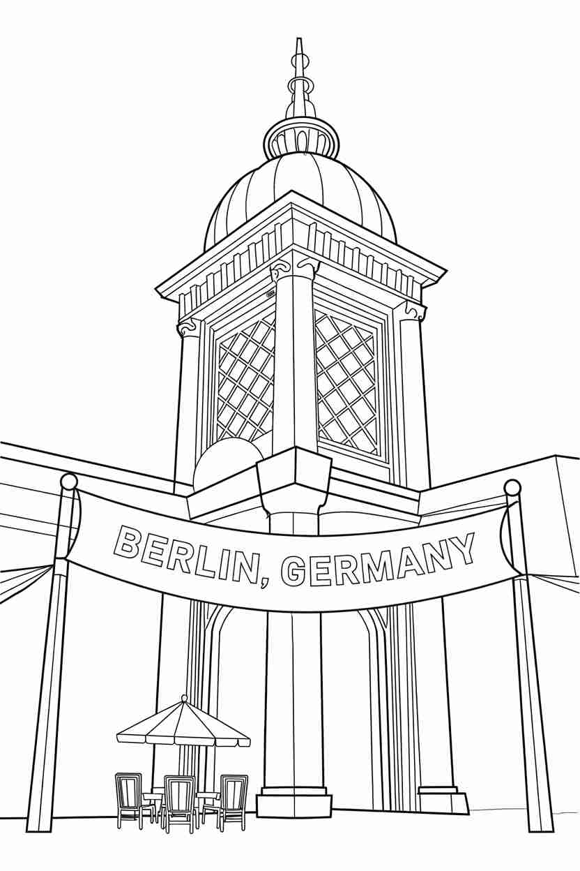 free printable Germany coloring pages