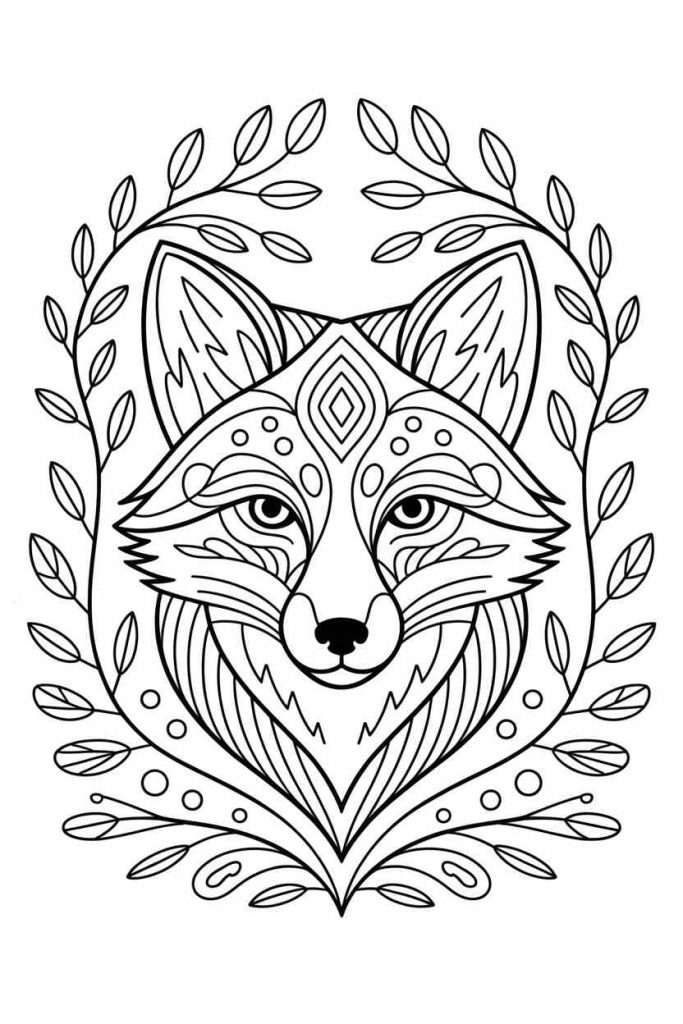 fennec fox coloring pages