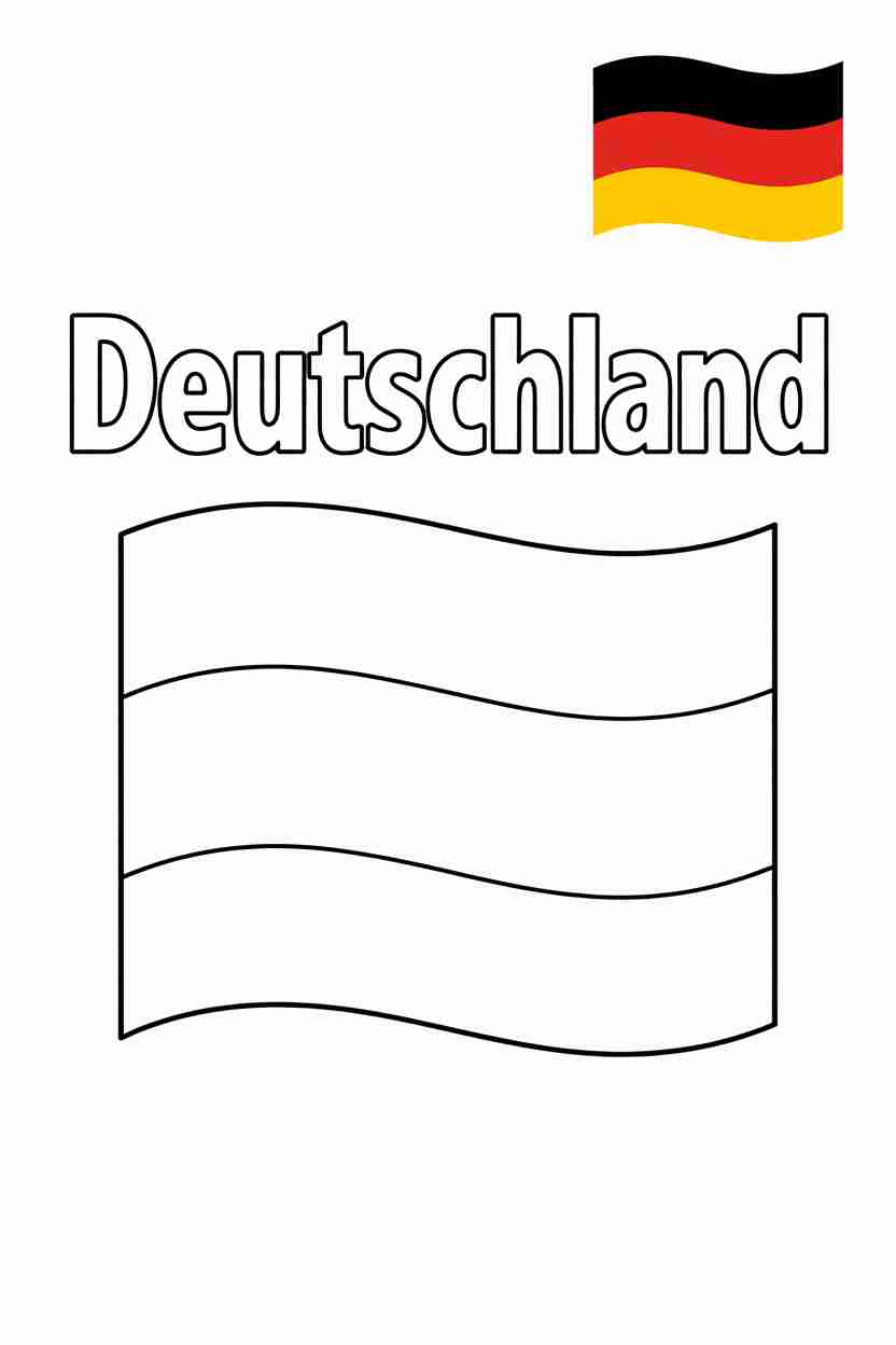 germany flag coloring pages