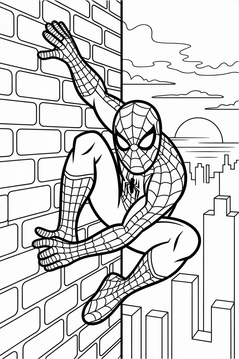 spiderman coloring pages pdf