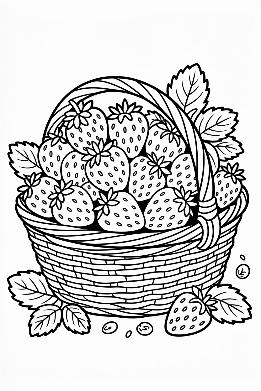 strawberry shortcake coloring pages printable