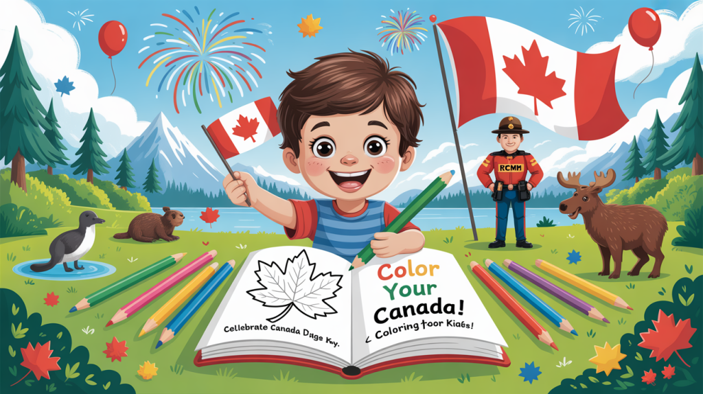 Canada Coloring Pages