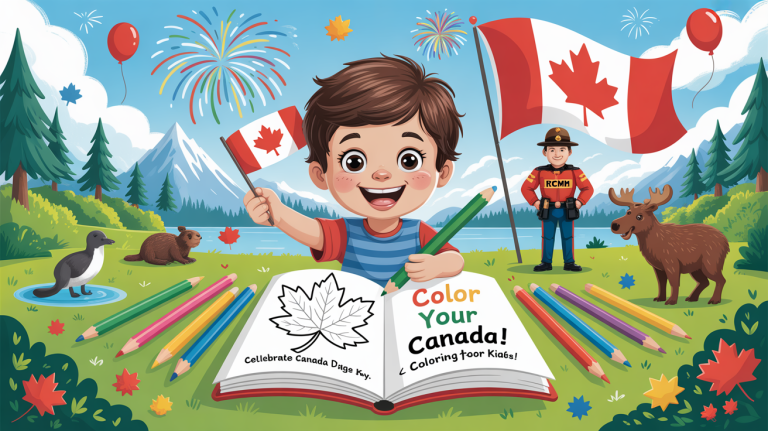 Canada Coloring Pages