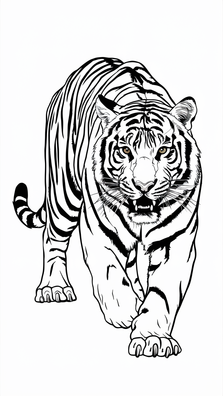 tiger coloring pages