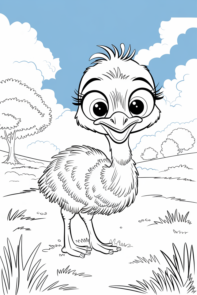 emu pictures to print