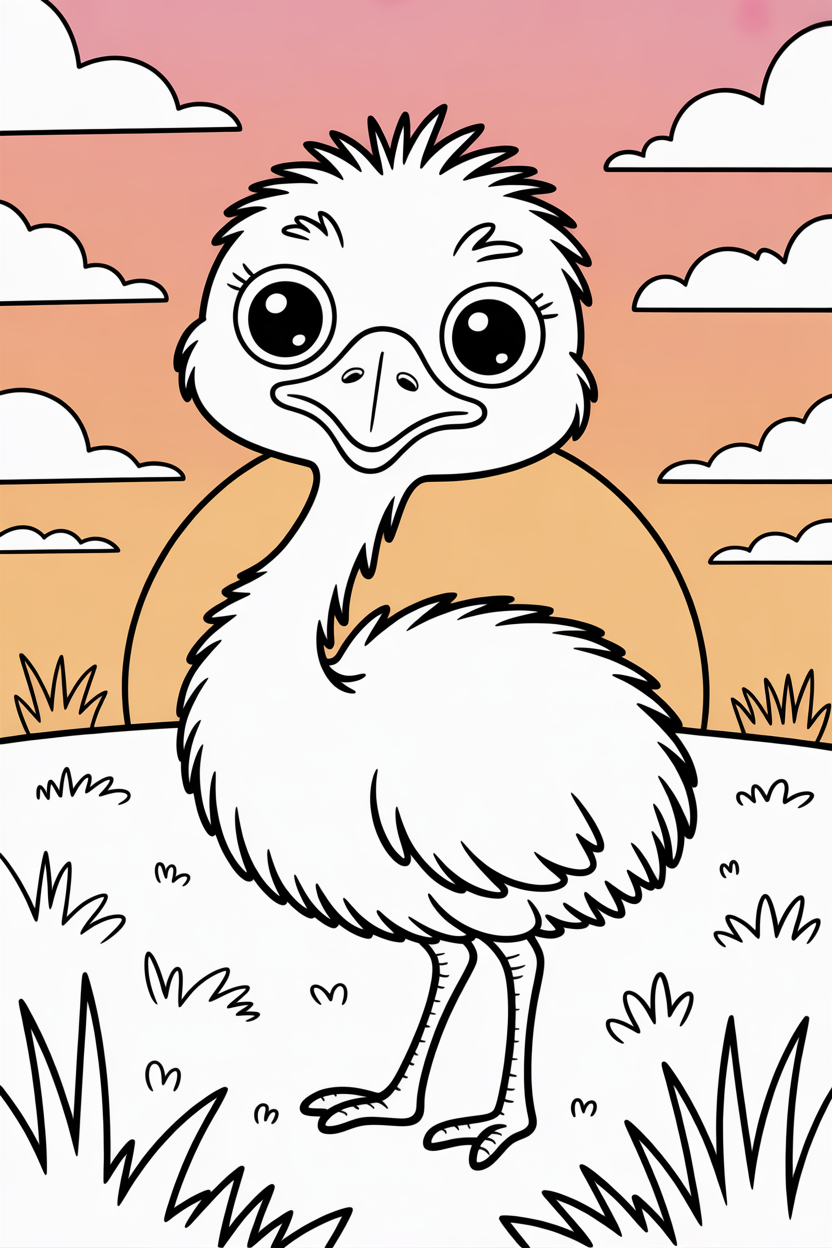 emo coloring pages for kids