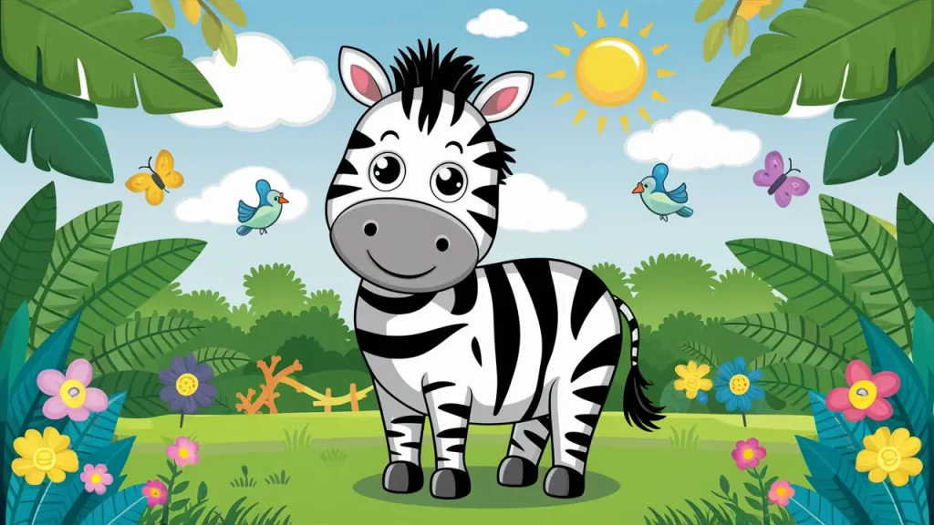 zebra coloring pages