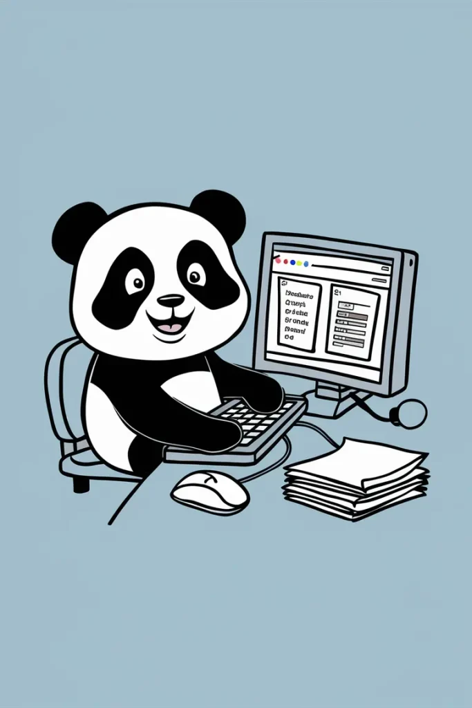 printable panda pictures to color