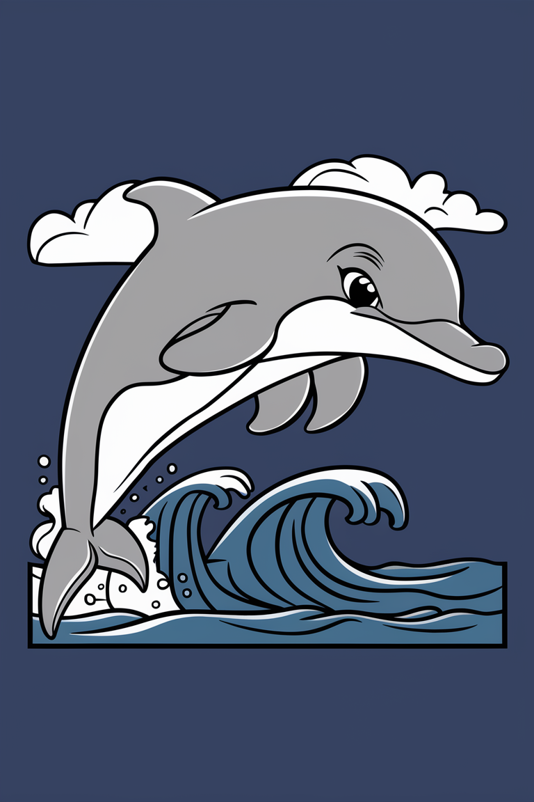 dolphin coloring pages for adults