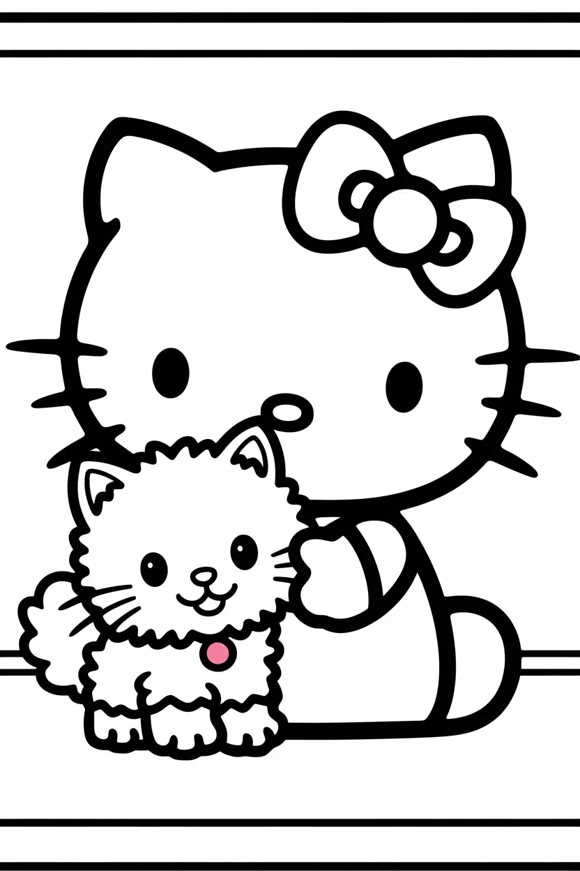 kitten coloring pages super coloring