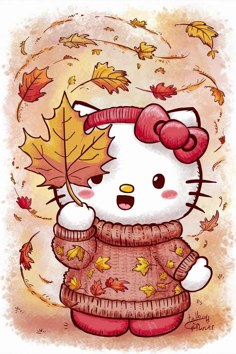 hello kitty thanksgiving coloring pages free