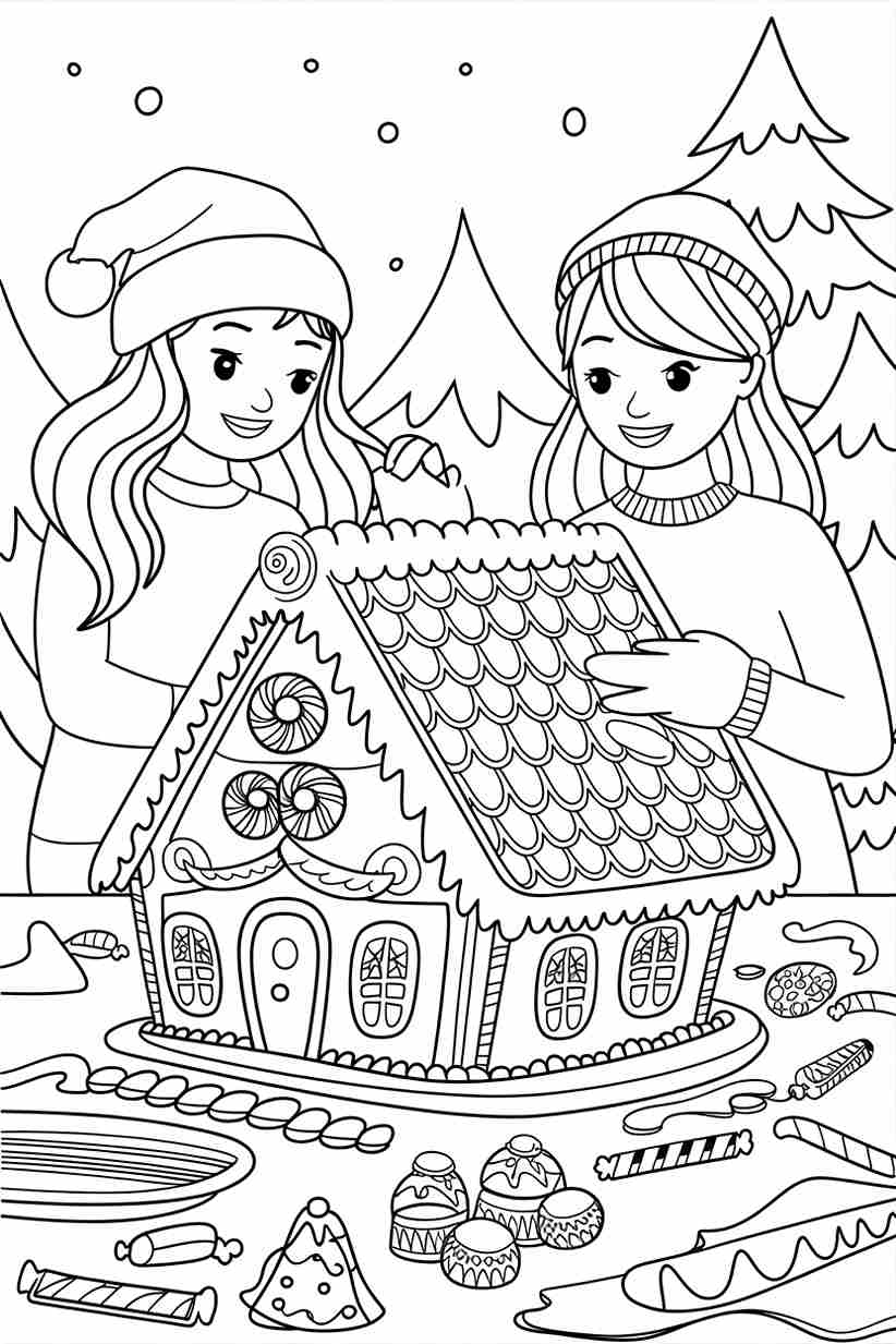 Christmas coloring pages printable