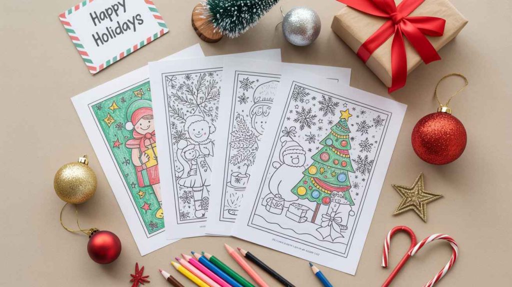 free printable winter coloring pages