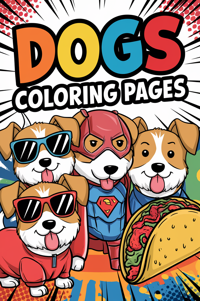 dog coloring pages printable pdf