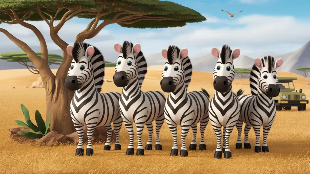 zebra coloring pages for kids 