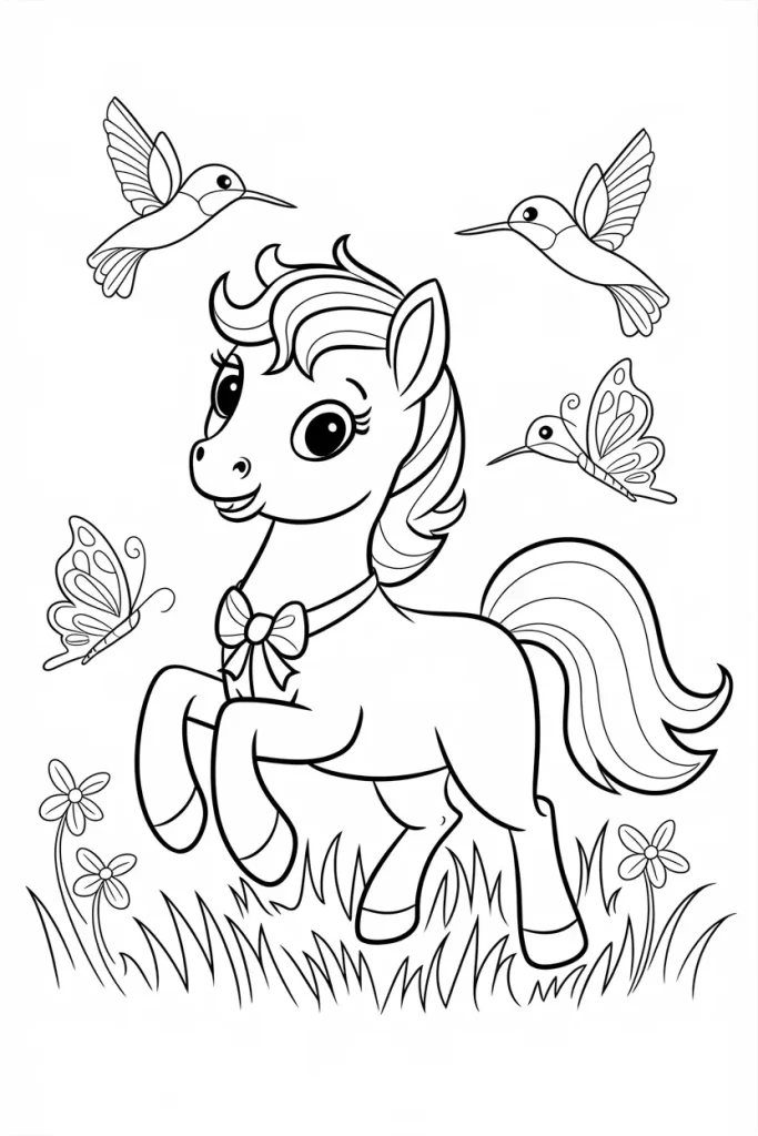 Pony Coloring Pages