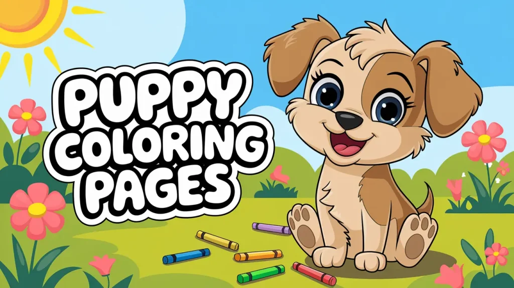 Puppy Coloring Pages